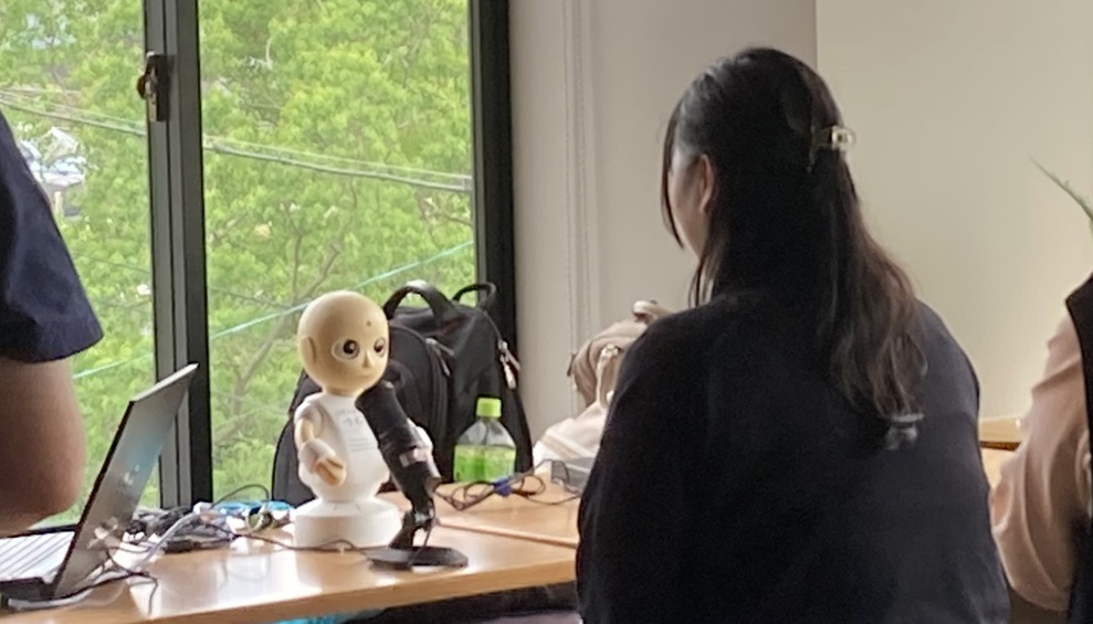 ロボット実験風景