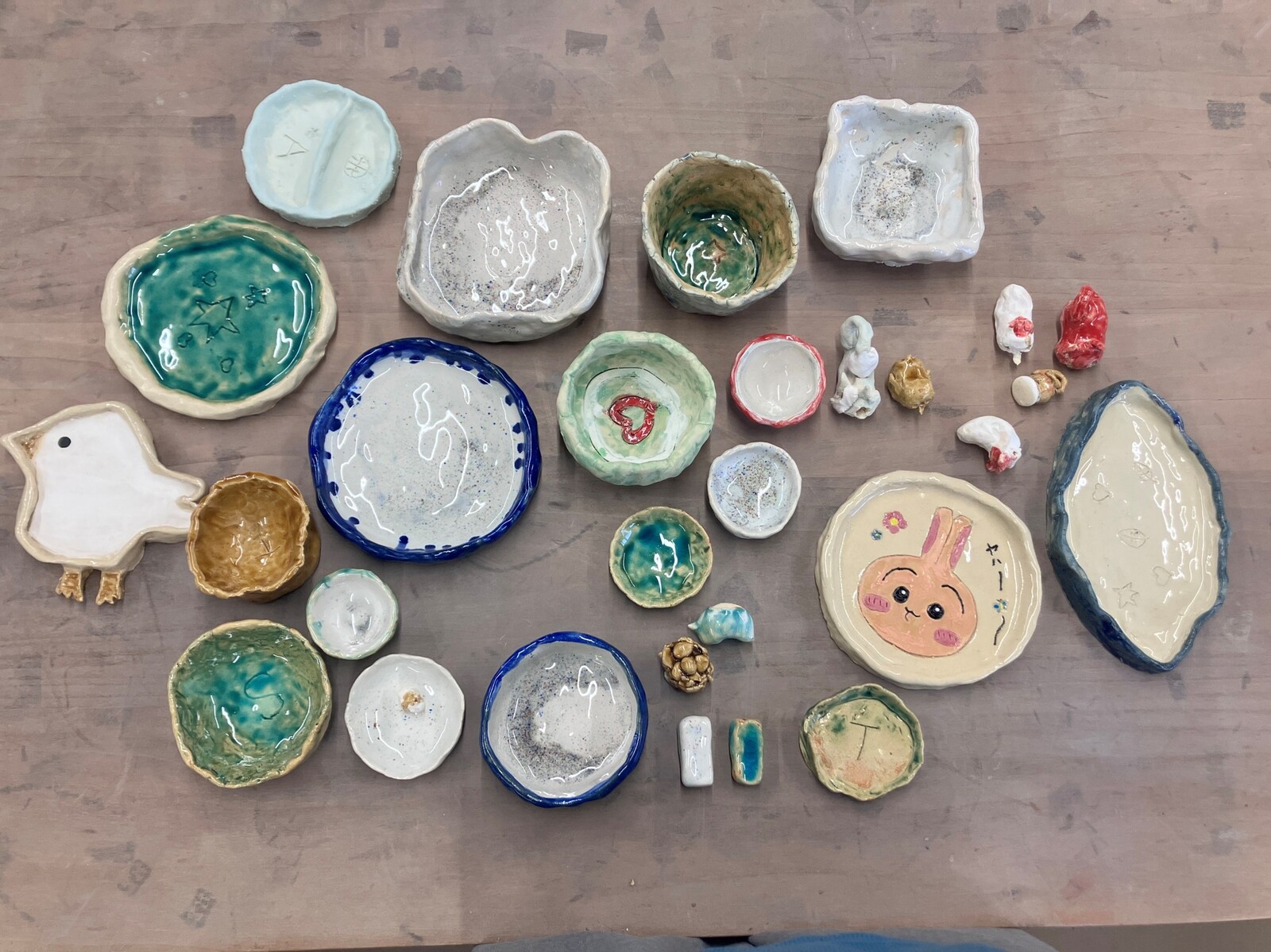 完成した作品たち